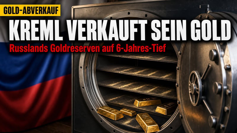 Moskaus Tresore leeren sich: Kreml verkauft seinen Goldschatz
