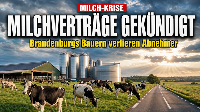 Müller kappt Milchverträge: Brandenburgs Bauern unter Druck!