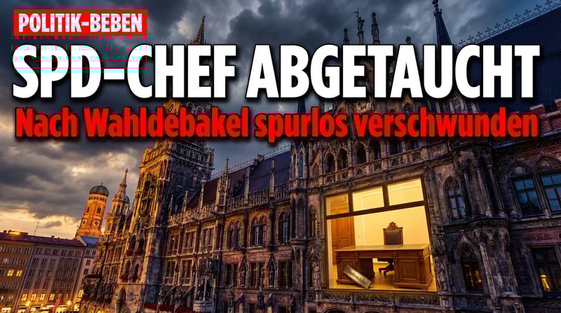 Münchens SPD-Bürgermeister nach Wahldebakel abgetaucht: Krankgeschrieben, gelöscht, verschwunden