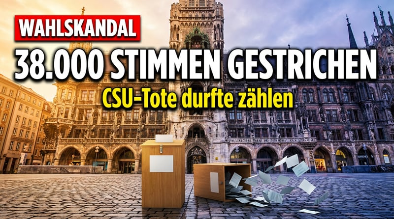 Münchner Wahlskandal: Fast 38.000 Stimmen für AfD-Kandidaten nachträglich annulliert – CSU-Tote durfte zählen