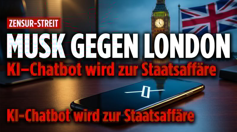 Musk feuert gegen London: KI-Streit eskaliert zum Grundsatzkonflikt um digitale Freiheit