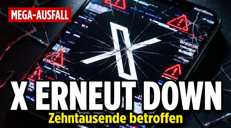 Musks Plattform X erneut von massiven Ausfällen betroffen – Zehntausende Nutzer weltweit ohne Zugang