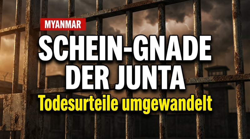 Myanmars Militärjunta wandelt Todesurteile um – Scheinhumanität eines Putschregimes