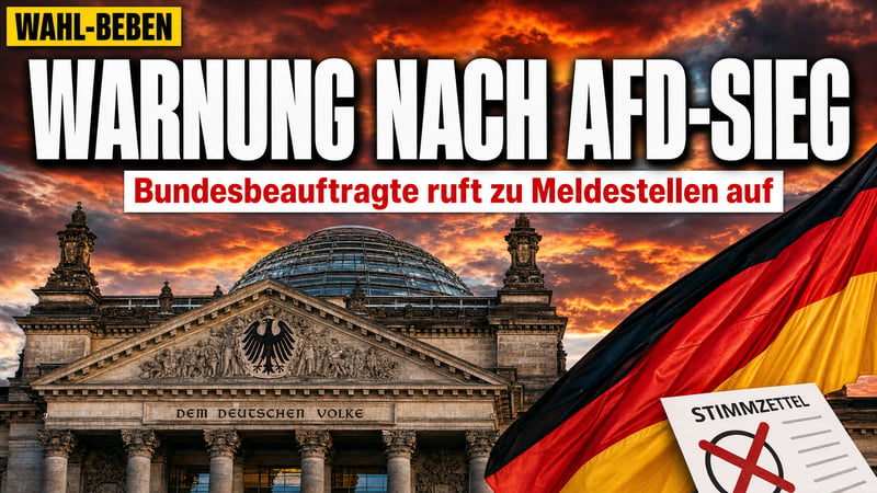 Nach AfD-Sieg: Bundesbeauftragte warnt Bürger vor Gewalt