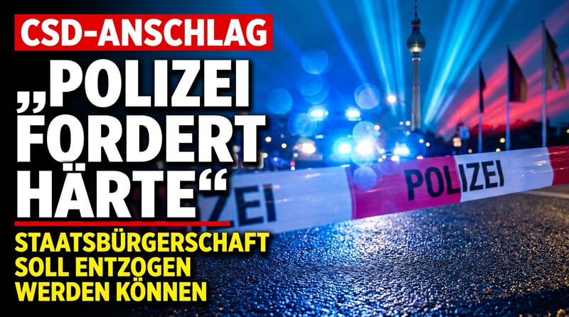 Nach dem Anschlag auf den Berliner CSD: Polizeigewerkschaft fordert das, was die Politik seit Jahren verweigert