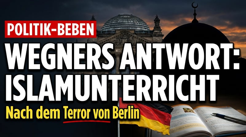 Nach dem Terror von Berlin: Wegners Wundermittel heißt Islamunterricht – und der Bürger fragt sich, ob er richtig gehört hat