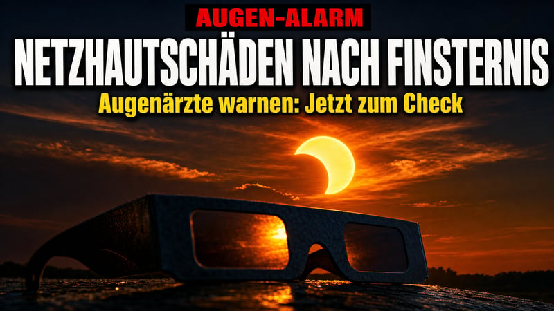 Nach der Sonnenfinsternis: Augenärzte melden erste Netzhautschäden