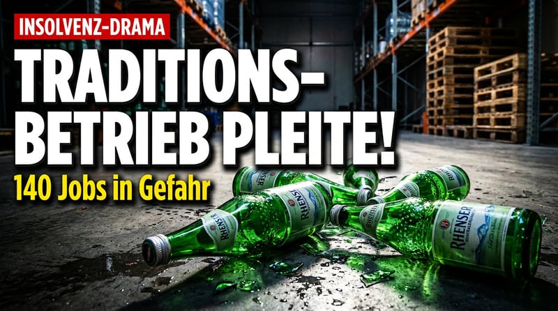 Nächster Traditionskonzern am Abgrund: Rhenser Mineralbrunnen kämpft ums Überleben