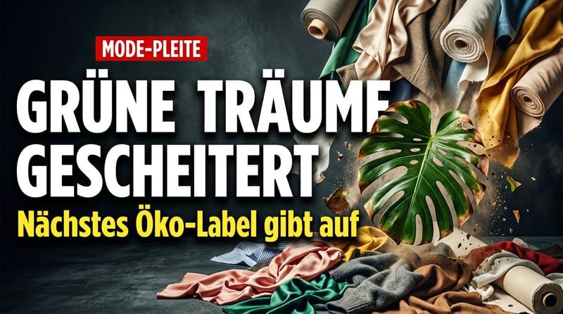 Nächstes Mode-Label gibt auf: Wenn grüne Träume an der ökonomischen Realität zerschellen