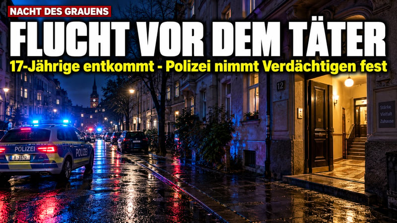 Nacht des Grauens in Dresden: 17-Jährige entkommt mutmaßlichem Täter