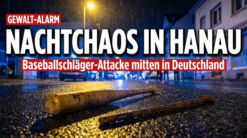 Nachtchaos in Hanau: Wenn Baseballschläger und Eisenstangen zur Straßenmöblierung gehören