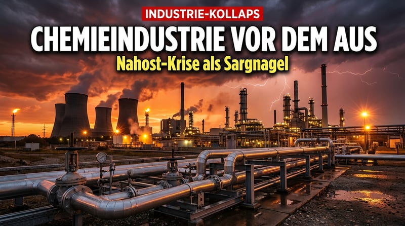Nahostkonflikt als Sargnagel: Ostdeutsche Chemiewerke stehen vor dem Kollaps