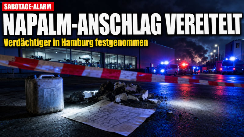 Napalm-Fund in der Slowakei: Zugriff auf Saboteur-Verdächtigen in Hamburg