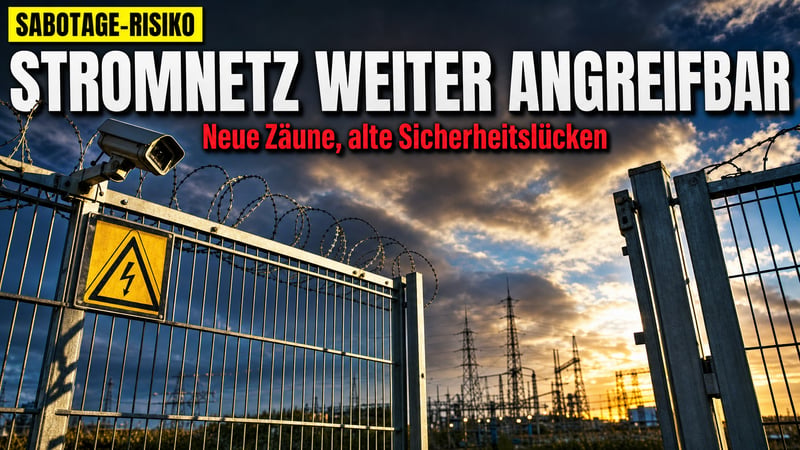 Nato-Draht statt Vorsorge: Berlins Stromnetz bleibt angreifbar