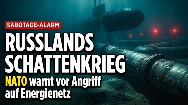 NATO im Alarmzustand: Russlands Schattenkrieg zielt auf Europas Energieadern