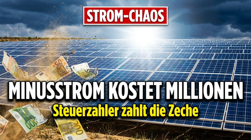 Negativstrompreise im Rekordtempo: Wie die Energiewende den Steuerzahler ausplündert