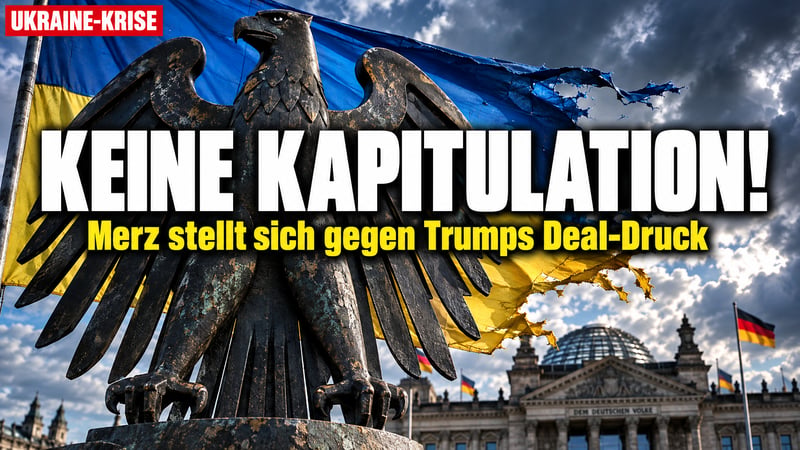 Nein zu Trumps Deal-Druck: Merz schließt Kapitulation der Ukraine aus!