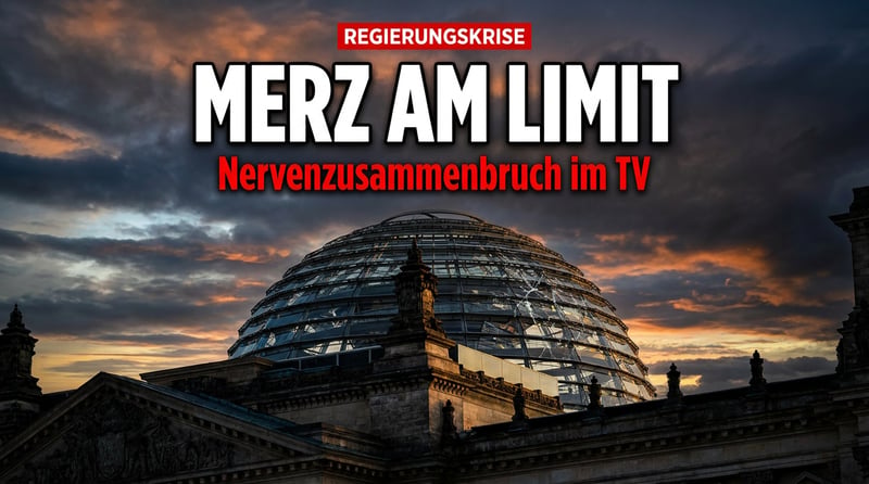 Nervenzusammenbruch im ZDF: Wie Kanzler Merz an seiner eigenen Politik verzweifelt