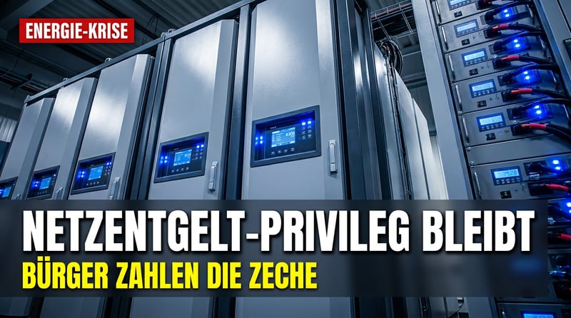 Netzentgelt-Privileg für Batteriespeicher bleibt: Wer am Ende die Zeche zahlt