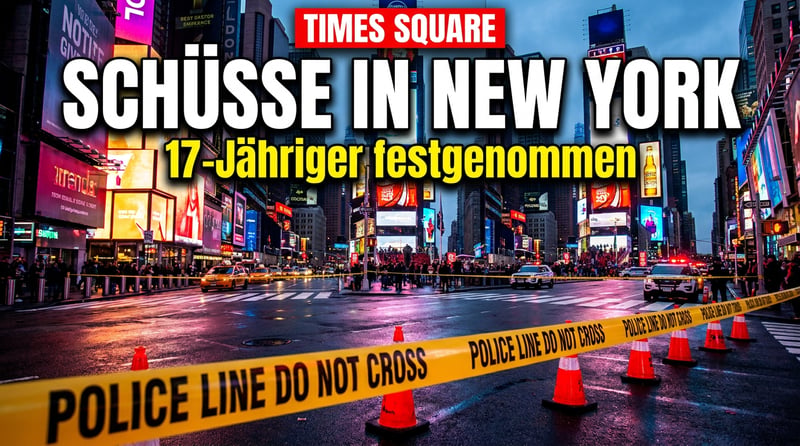 New York im Schock: Schüsse auf dem Times Square offenbaren die Verrohung der westlichen Großstädte