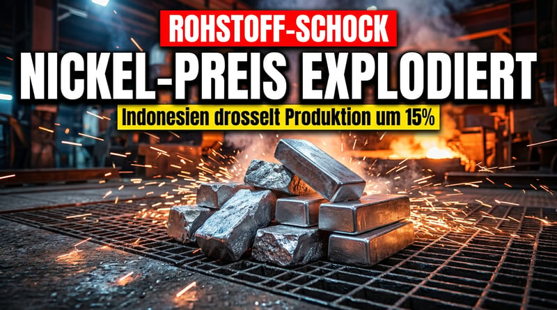 Nickel-Schock aus Indonesien: Wartungsstopps treiben Preise an der LME nach oben