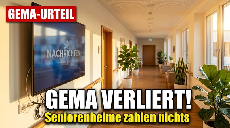 Niederlage für die Gema: EuGH stoppt Abkassieren in Pflegeheimen