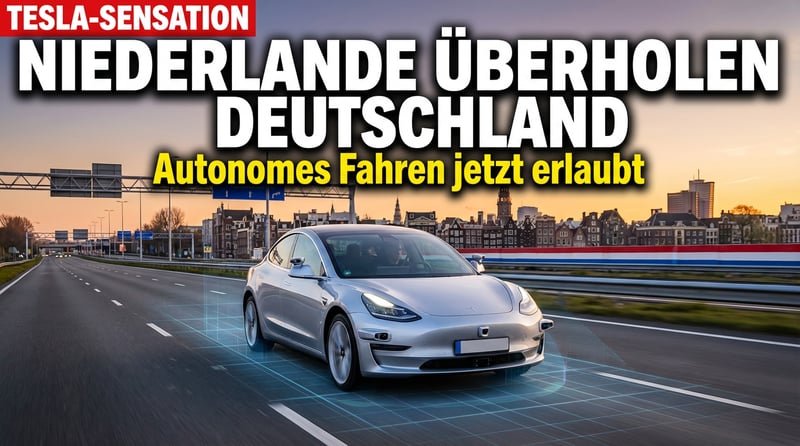 Niederlande preschen vor: Tesla darf als erstes europäisches Land autonom fahren