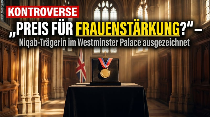 Niqab im Westminster Palace: Britischer Bürgerpreis für „Frauenstärkung“ – die Ironie sitzt tief