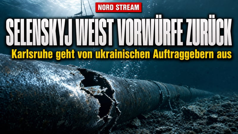 Nord Stream: Selenskyj weist Karlsruher Vorwürfe schroff zurück