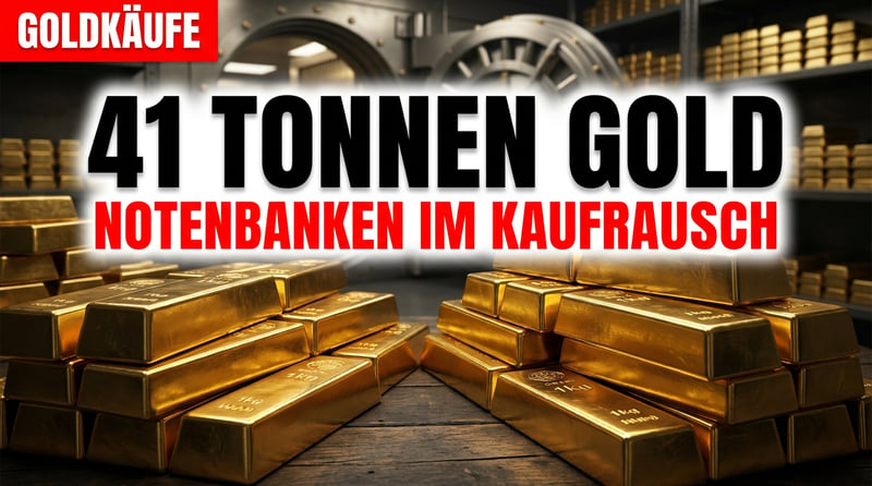 Notenbanken greifen wieder beherzt zu: 41 Tonnen Gold im Mai – während Papiergeld an Wert verliert