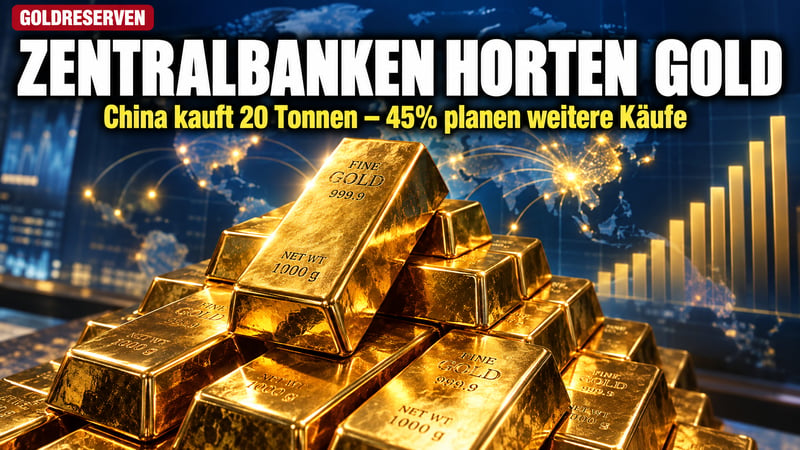 Notenbanken im Goldfieber: China kauft, die Welt zieht nach!
