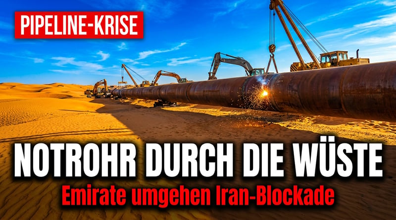 Notrohr durch die Wüste: Wie die Emirate Teherans Würgegriff entkommen wollen