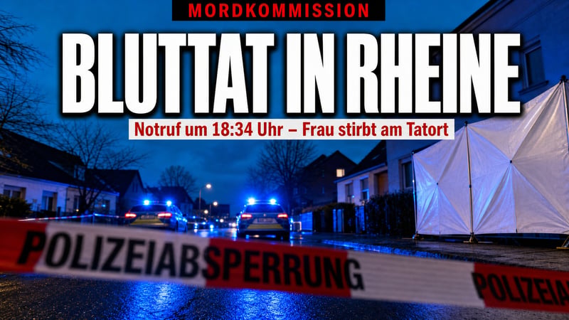 Notruf um 18.34 Uhr – dann brach die Leitung ab: Bluttat in Rheine