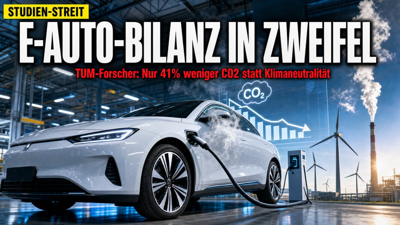 Null Gramm CO2? Forscher stellen EU-Rechnung beim E-Auto infrage
