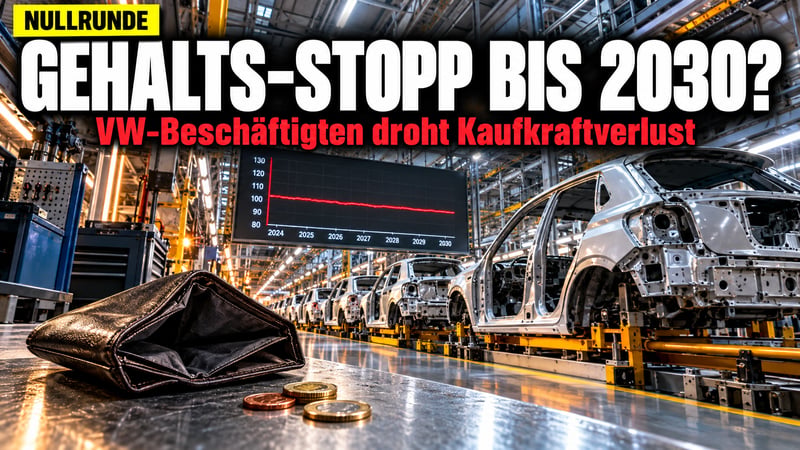 Nullrunde bis 2030? VW-Beschäftigten droht ein Kaufkraft-Desaster