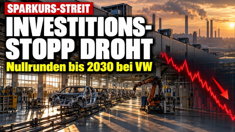 Nullrunden bis 2030: Bei VW droht jetzt der Investitions-Stillstand!