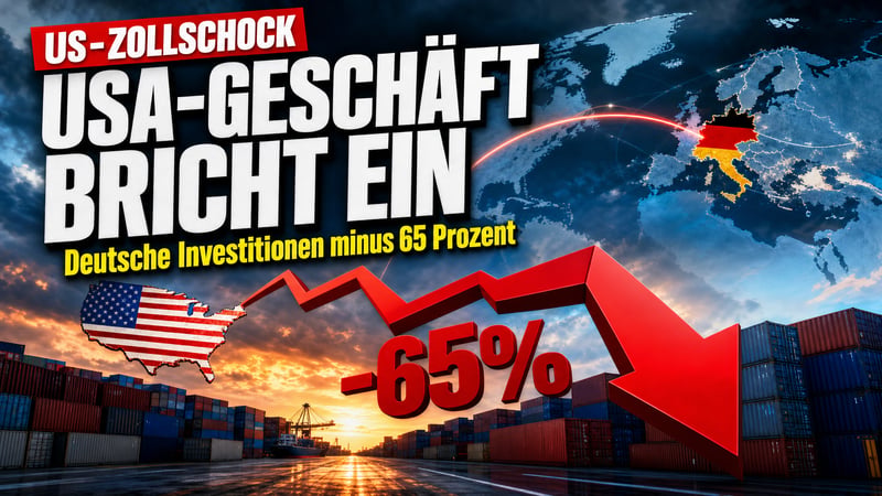 Nur noch 4,3 Milliarden: Deutschlands USA-Geschäft bricht ein