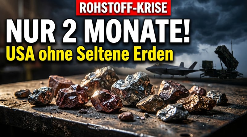 Nur noch zwei Monate: Amerikas Seltene-Erden-Vorräte schmelzen wie Schnee in der Sonne