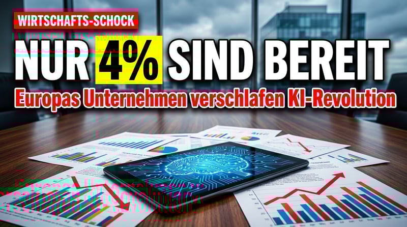 Nur vier Prozent der Unternehmen sind fit für die KI-Zukunft – ein Armutszeugnis für Europas Wirtschaft
