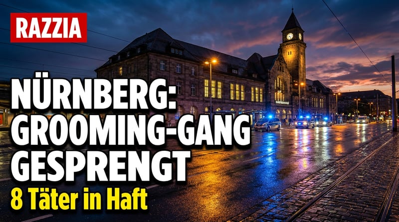 Nürnberg im Würgegriff einer Grooming-Gang: Polizei nimmt zwei weitere Pakistaner fest