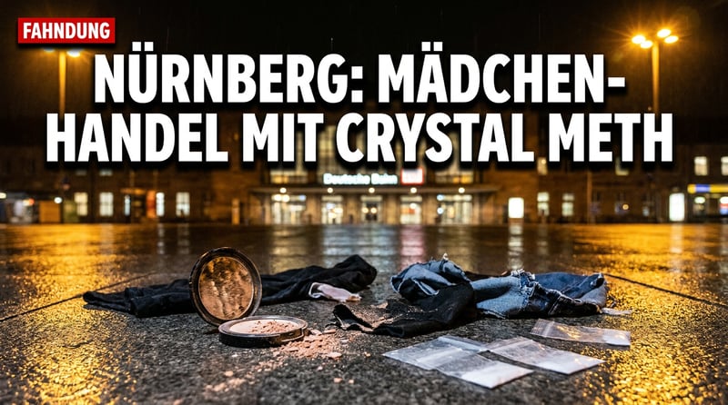 Nürnberg: Migrantenbande soll minderjährige Mädchen mit Crystal Meth in die Prostitution getrieben haben