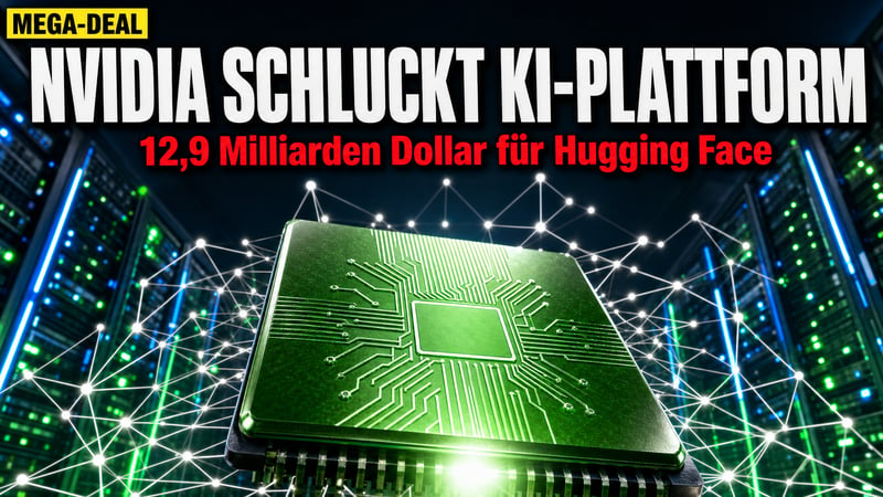 Nvidia schluckt Hugging Face: 12,9 Milliarden für das Herz der KI-Welt
