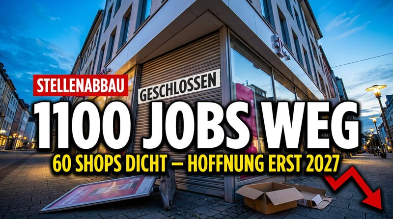 O2 im Sinkflug: 1100 Jobs weg, 60 Shops dicht – und die Hoffnung heißt „irgendwann 2027"