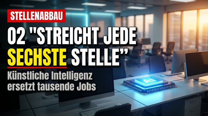 O2 streicht jede sechste Stelle: Wenn die künstliche Intelligenz den Menschen ersetzt