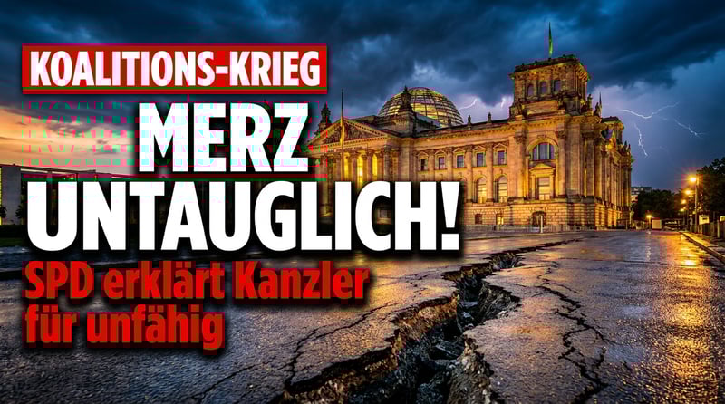 Offener Krieg in der GroKo: SPD-Fraktionschef erklärt Merz für kanzleruntauglich