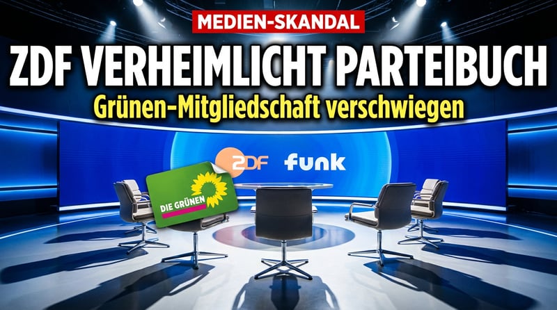 Öffentlich-rechtliche Verschleierung: ZDF und Funk verheimlichen Grünen-Zugehörigkeit von Diskussionsteilnehmer