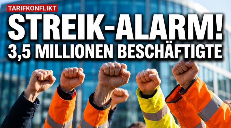 Öffentlicher Dienst vor dem Kollaps: Gewerkschaften blasen zum Großangriff