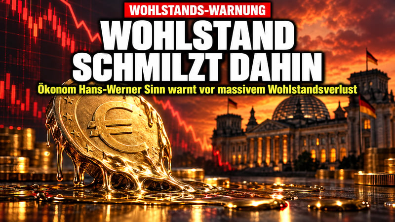 Ökonom Sinn schlägt Alarm: Deutschlands Wohlstand schmilzt dahin!