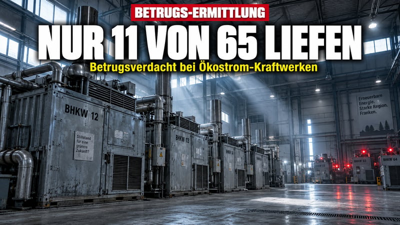 Ökostrom-Falle in Franken: Nur elf von 65 Kraftwerken liefen!