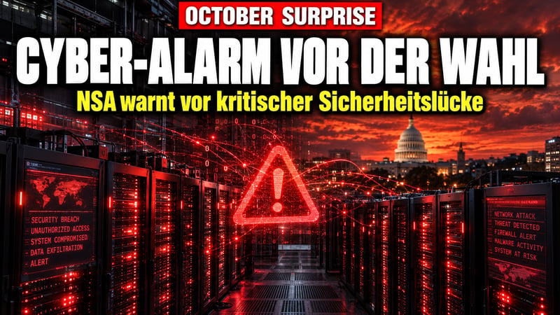 Oktober-Überraschung: Cyber-Alarm kurz vor der US-Wahl!